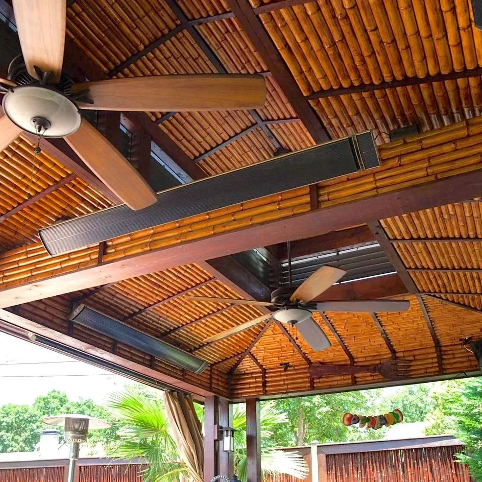 RADtec E32R 82" Electric Patio Heater – Zero Light Outdoor Heating