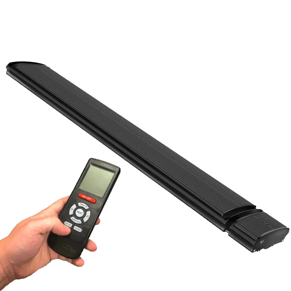 RADtec E32R 82" Electric Patio Heater – Zero Light Outdoor Heating